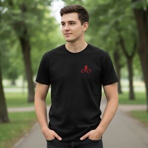 Cycling How We Roll T Shirt sz M Black